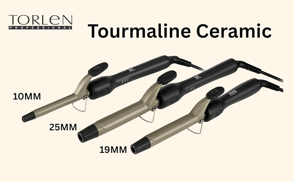 TORLEN PROFESSIONAL Hair Curler Iron 25mm