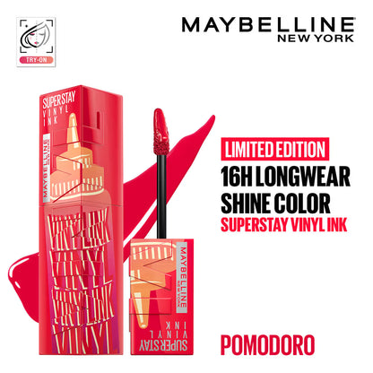 Maybelline New York Super Stay Vinyl Ink Liquid Lipstick, Instant Shine Lasts Up To 16H