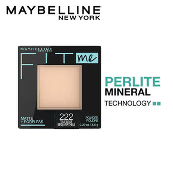 Maybelline New York Fit Me Matte + Poreless Pressed Powder, Lightweight
