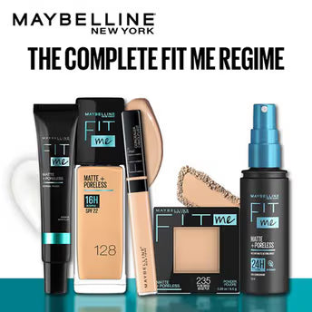 Maybelline New York Fit Me Matte + Poreless Pressed Powder, Lightweight