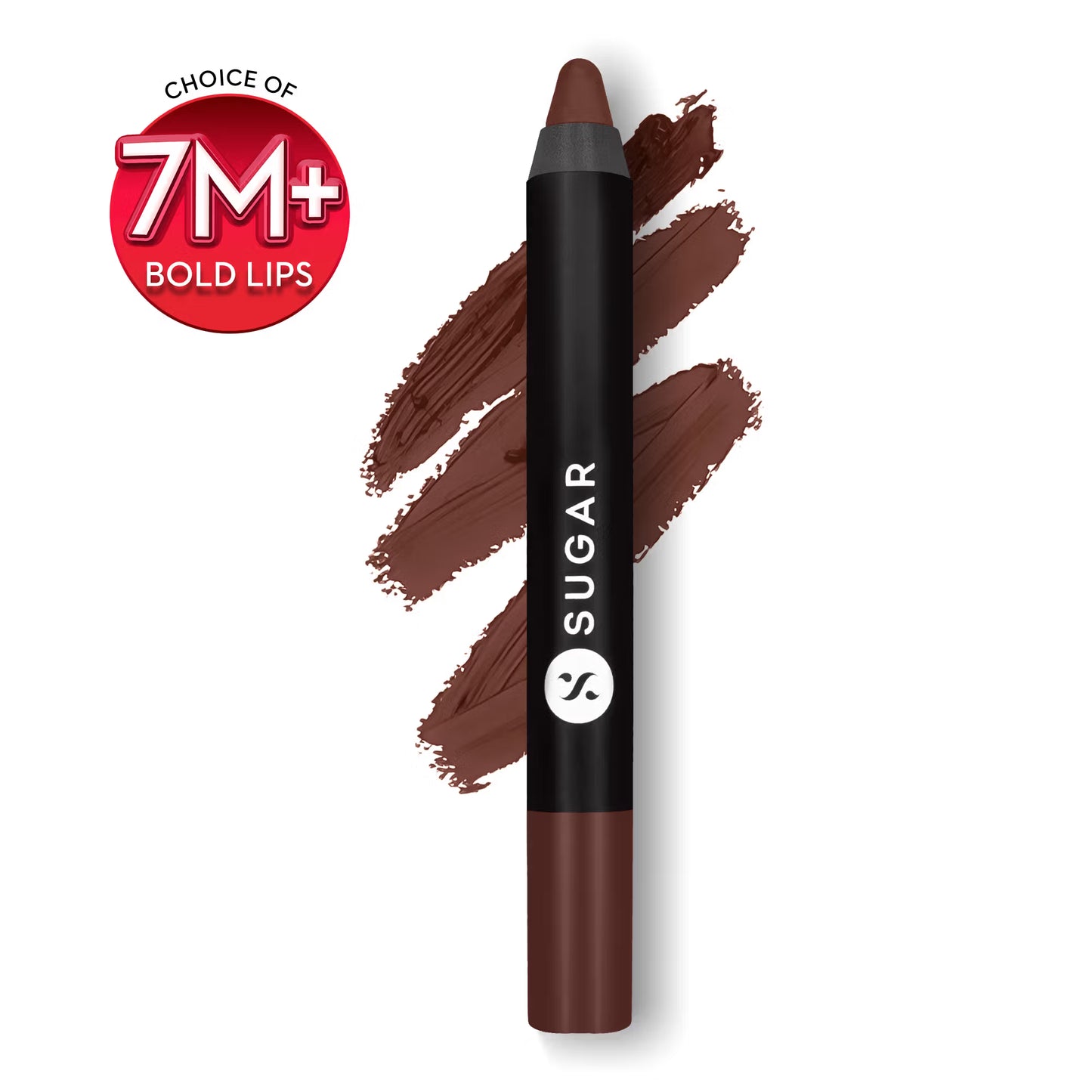 SUGAR Matte As Hell Crayon Lipstick With Free Sharpener,Lasts Up To 8+ Hours