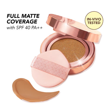 Kay Beauty Full Coverage Cloud Cushion Foundation with in-vivo tested SPF 40 PA ++
