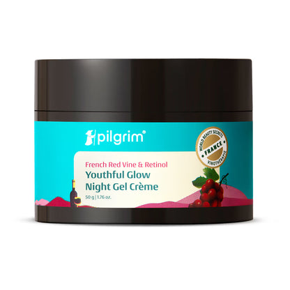 Pilgrim Red Vine Night Gel Creme with Retinol Mulberry