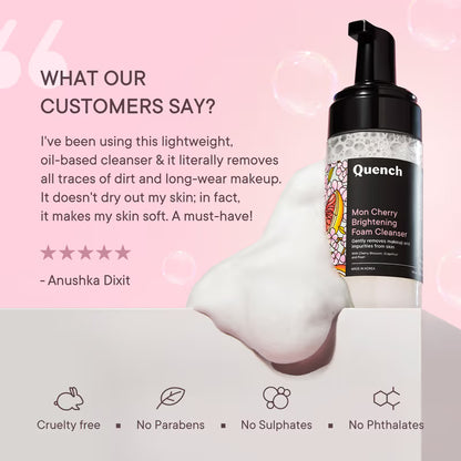 Quench Cherry Blossom Brightening Foam Cleanser