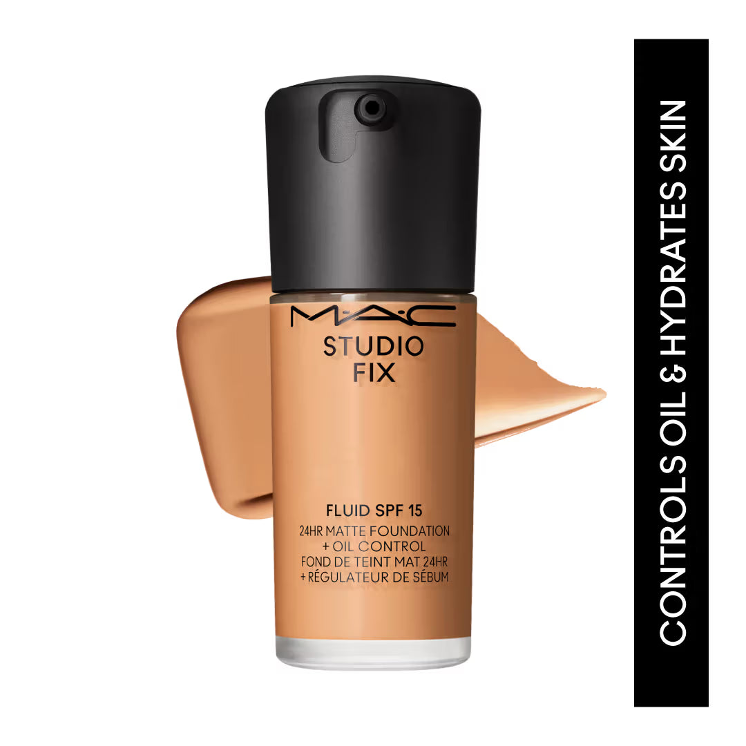 M.A.C Studio Fix Fluid SPF 15 Soft Matte Foundation With Hyaluronic Acid - C40