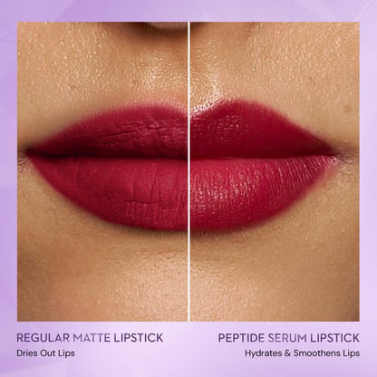 SUGAR Glide Peptide Serum Lipstick with Vitamin E |1 Swipe Full Coverage
