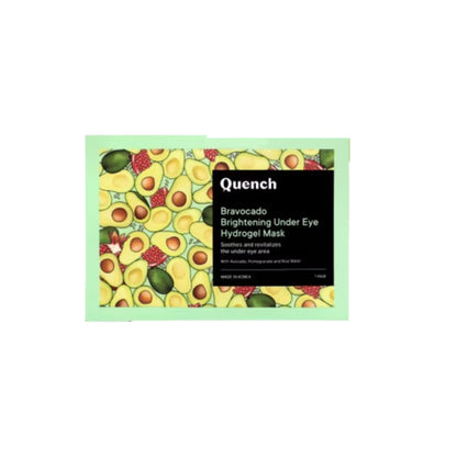 Quench Brightening Under Eye Hydrogel Mask for Dark Circle & Puffiness Reduction -Vit E & Avocado