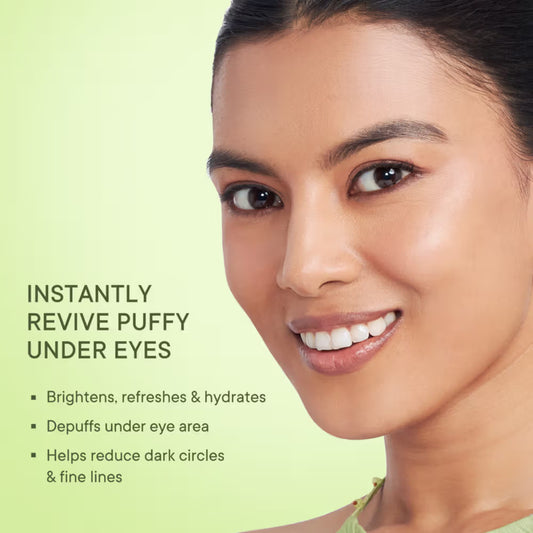 Quench Brightening Under Eye Hydrogel Mask for Dark Circle & Puffiness Reduction -Vit E & Avocado