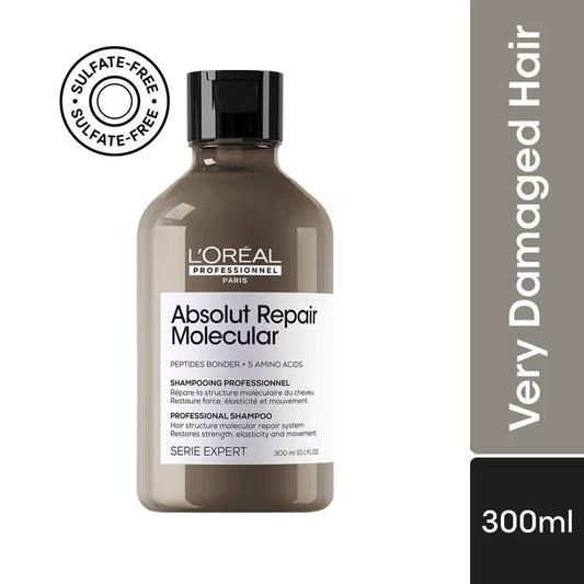 L'Oreal Professional Absolut Repair Molecular Sulfate-Free Deep Repair Shampoo for Very Damaged Hair