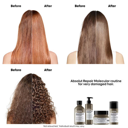 L'Oreal Professional Absolut Repair Molecular Sulfate-Free Deep Repair Shampoo for Very Damaged Hair