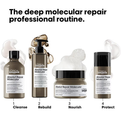 L'Oreal Professional Absolut Repair Molecular Sulfate-Free Deep Repair Shampoo for Very Damaged Hair