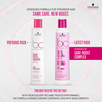 Schwarzkopf Professional Bonacure pH 4.5 Color Freeze Shampoo(250ml)