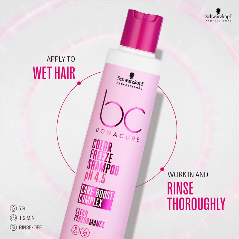Schwarzkopf Professional Bonacure pH 4.5 Color Freeze Shampoo(250ml)