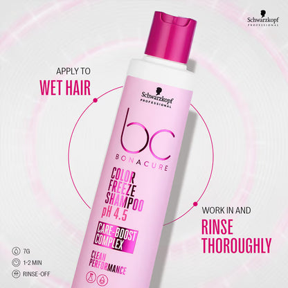 Schwarzkopf Professional Bonacure pH 4.5 Color Freeze Shampoo(250ml)