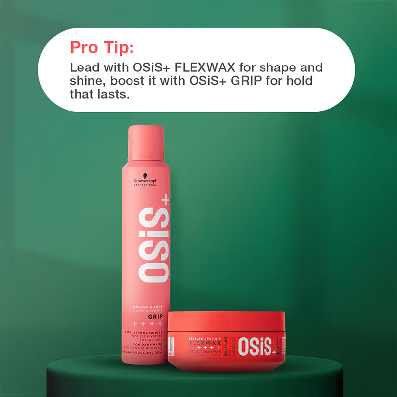 Schwarzkopf Professional OSiS+ Flexwax Strong Hair Styling Cream Wax