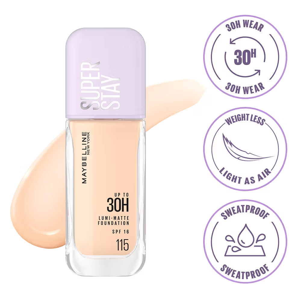 Maybelline New York Super Stay Lumi Matte Liquid Foundation