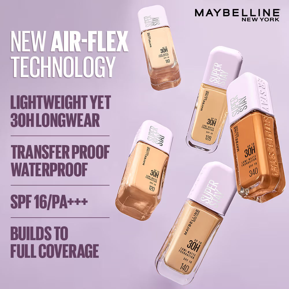 Maybelline New York Super Stay Lumi Matte Liquid Foundation