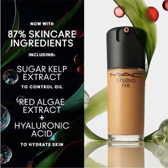 M.A.C Studio Fix Fluid SPF 15 Soft Matte Foundation With Hyaluronic Acid - C40